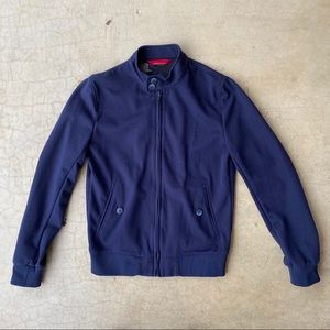 COPY - Zara Men’s Navy Blue Moto Collar Light Jacket